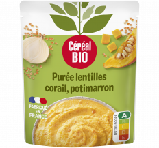 PURÉE lentilles corail & potimarron