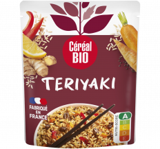 plat cuisiné TERIYAKI riz façon teriyaki, légumes & gingembre saveurs du Japon