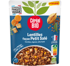 Lentilles façon petit salé