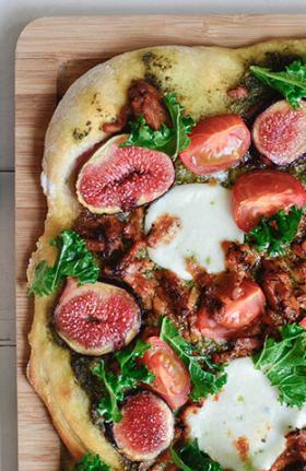 PIZZA SUCRÉE-SALÉE VÉGÉTARIENNE