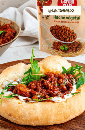 Sandwich Pizza VÉGÉTARIEN
