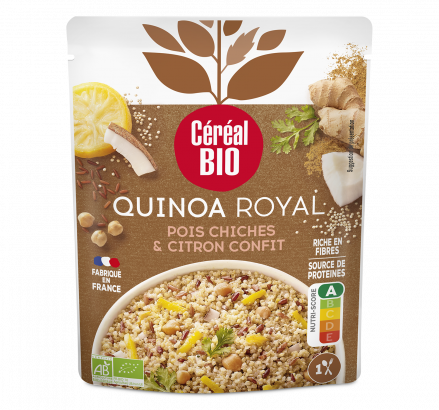 QUINOA ROYAL pois-chiches & citron confit
