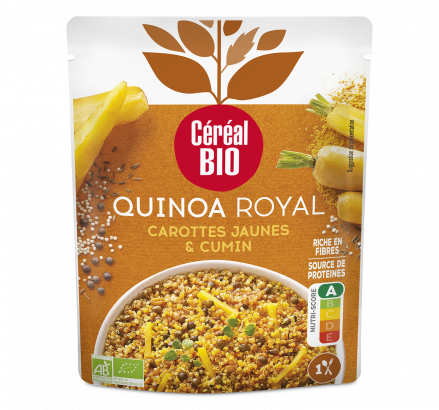 QUINOA ROYAL gele wortelen & komijn