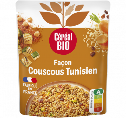 plat cuisiné façon couscous tunisien bourgour légumes et saveurs orientales