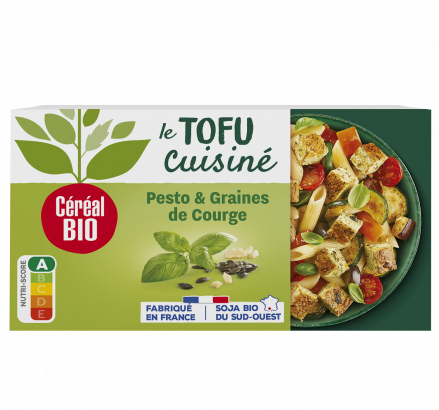 TOFU CUISINÉ pesto & graines de courge